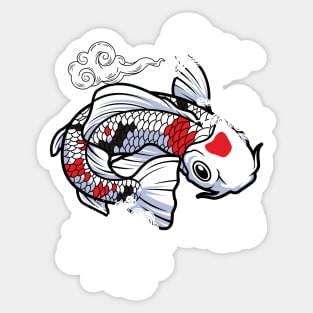 fish koi Sticker